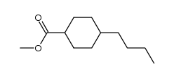 methyl ester of 4-butylcyclohexanecarboxylic acid Structure