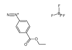 4-(ethyloxycarbonyl)benzene diazonium tetrafluoroborate Structure