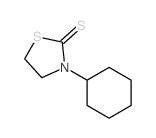 3-cyclohexylthiazolidine-2-thione structure