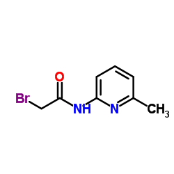 2-Bromo-N-(6-methyl-2-pyridinyl)acetamide Structure