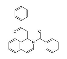 2-benzoyl-1-(2-oxo-2-phenyl-ethyl)-1,2-dihydro-isoquinoline Structure