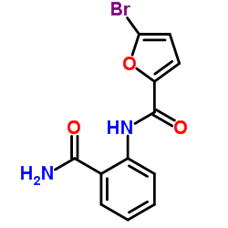 5-Bromo-N-(2-carbamoylphenyl)-2-furamide结构式
