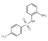 p-Toluenesulfonamide, N-(o-aminophenyl)- Structure