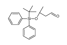 (3S)-3-[tert-butyl(diphenyl)silyl]oxybutanal结构式