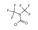 N,N-bis(trifluoromethyl)carbamoyl chloride Structure