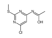 N-(6-chloro-2-methylsulfanylpyrimidin-4-yl)acetamide Structure