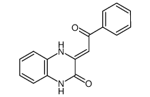 3-(2-oxo-2-phenylethylidene)-3,4-dihydroquinoxalin-2(1H)-one结构式