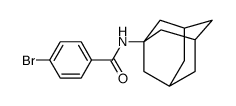 N-(1-金刚烷基)-4-溴苯甲酰胺结构式