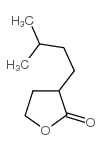 2(3H)-Furanone,dihydro-3-(3-methylbutyl)-结构式