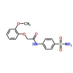 2-(2-Methoxyphenoxy)-N-(4-sulfamoylphenyl)acetamide结构式