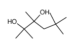 2,3,5,5-tetramethyl-hexane-2,3-diol结构式