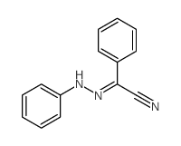 2-phenyl-2-(phenylhydrazinylidene)acetonitrile structure