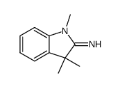 2,3-dihydro-1,3,3-trimethylindol-2-imine结构式
