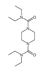 piperazine-1,4-dicarboxylic acid bis-diethylamide结构式