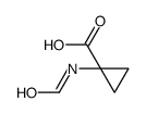 1-formamidocyclopropane-1-carboxylic acid Structure