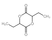 1,4-Dioxane-2,5-dione, 3, 6-diethyl- Structure