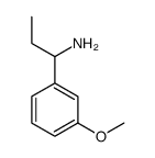 1-(3-methoxyphenyl)propan-1-amine Structure