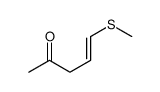 5-methylsulfanylpent-4-en-2-one Structure