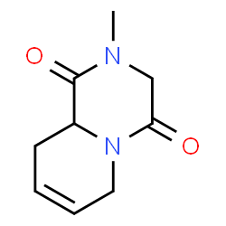 2H-Pyrido[1,2-a]pyrazine-1,4(3H,6H)-dione,9,9a-dihydro-2-methyl-(9CI) Structure