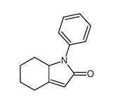 1-Phenyl-1,4,5,6,7,7a-hexahydro-2H-indol-2-one结构式