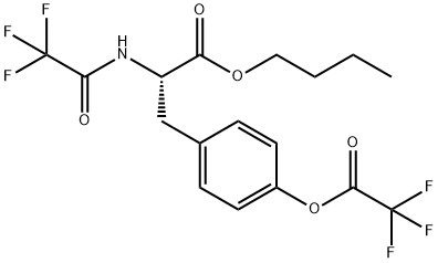 N,O-Bis(trifluoroacetyl)-L-tyrosine butyl ester structure