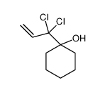 1-(1,1-dichloroprop-2-enyl)cyclohexan-1-ol Structure