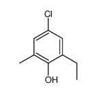 4-chloro-2-ethyl-6-methylphenol结构式