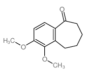 5H-Benzocyclohepten-5-one,6,7,8,9-tetrahydro-1,2-dimethoxy-结构式