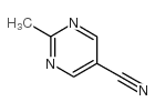 2-甲基嘧啶-5-甲腈结构式