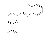 1-[6-[N-(2,6-dimethylphenyl)-C-methylcarbonimidoyl]pyridin-2-yl]ethanone结构式