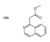 methyl 2-isoquinolin-2-ium-1-ylacetate,bromide Structure