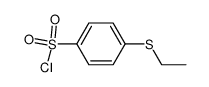 4-ethylthiobenzenesulfonyl chloride结构式