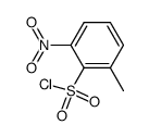 2-Methyl-6-nitrobenzene-1-sulfonyl chloride结构式