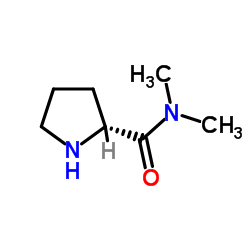 N,N-二甲基(2R)-2-吡咯烷结构式