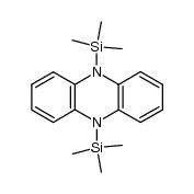 5,10-bis(trimethylsilyl)- 5,10-dihydrophenazine结构式