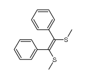 (Z)-1,2-Bis(methylthio)-1,2-diphenylethen结构式