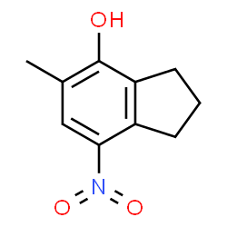 1H-Inden-4-ol,2,3-dihydro-5-methyl-7-nitro-(9CI)结构式