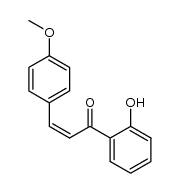 (Z)-1-(2-hydroxyphenyl)-3-(4-methoxyphenyl)prop-2-en-1-one结构式