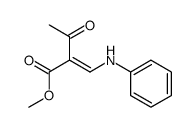 2-acetyl-3-anilino-acrylic acid methyl ester Structure