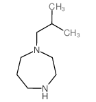 1-(2-甲基丙基)-1,4-二氮杂环庚结构式