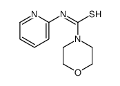 N-pyridin-2-ylmorpholine-4-carbothioamide结构式