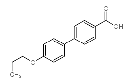 4-PROPOXY-4'-BIPHENYLCARBOXYLIC ACID Structure