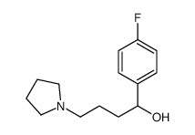 1-(4-fluorophenyl)-4-pyrrolidin-1-ylbutan-1-ol Structure
