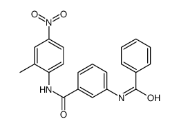 3-benzamido-N-(2-methyl-4-nitrophenyl)benzamide结构式