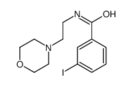 3-iodo-N-(2-morpholin-4-ylethyl)benzamide结构式