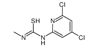 1-(4,6-dichloropyridin-2-yl)-3-methylthiourea结构式