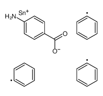 triphenylstannyl 4-aminobenzoate Structure