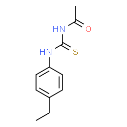 Acetamide, N-[[(4-ethylphenyl)amino]thioxomethyl]- (9CI) structure