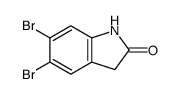 5,6-Dibromoindolin-2-one Structure
