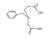 N-benzylaminoacetic-2-propionic acid Structure
